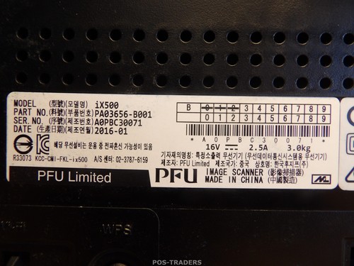 Fujitsu ScanSnap IX500 Color Duplex Document Scanner USB WiFi - 23813 BAD SCANS - Afbeelding 6 van 8