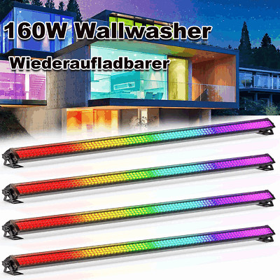 10stk 160W Wall Washer licht RGBW 252 LED DMX Bar Lichtleiste Ostern Show