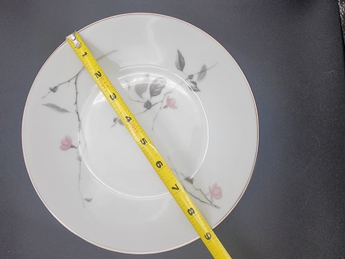 SET OF 4 Rosenthal 8-3/4" Coupe Soup Bowl Continental Japanese Quince Platinum - Picture 3 of 3