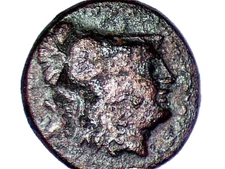 LARISSA, THESSALY 196BC. THESSALIAN LEAGUE ATHENA/HORSEMAN (20.5MM-7.57G) #111