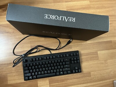 Topre REALFORCE GX1 KEYBOARD / X1UD11 English Layout Black USB Cable
