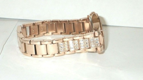 Badgley Mischka Damenuhr BA/1410RGRG Kristallakzent Roségoldton - Bild 5 von 8