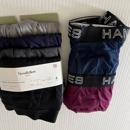 Mens Hanes Knit Boxer Goodfellow Support Pouch Boxer Briefs XXL 2XL 6