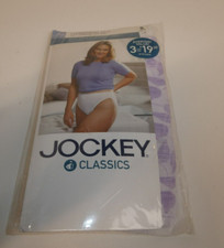 VTG 2003 Jockey Classics One French Cut 100 Combed Cotton Panties Briefs Sz 8
