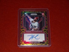 2022 Panini Prizm Rookie Auto Prizms Snake Skin RC 16/35 Han Crouse