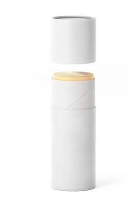 NEW White Eco Paper Push-Up Container Tubes 2oz (100 case size)