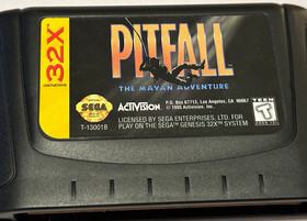 Pitfall Mayan Adventure Sega Genesis 32x Near Complete in Box *No Poster*