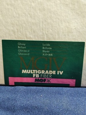 Papier Multigrade FB 5K 24,0 x 30,5 cm Matt 10 feuilles - Photolix Film Lab