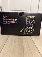 Air Compression Leg Massager w Heat LY-670D Adjustable Calf Foot