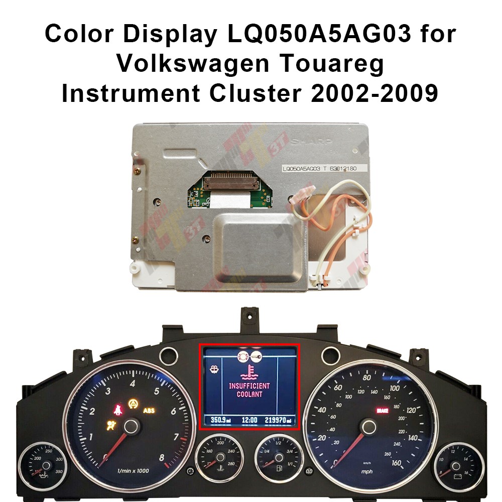 Display LQ050A5AG03 for VW Touareg/Phaeton, Porsche Cayenne, Bentley Instrument
