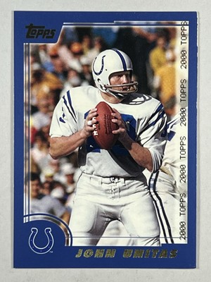 2000 Topps John Unitas Baltimore Colts #19