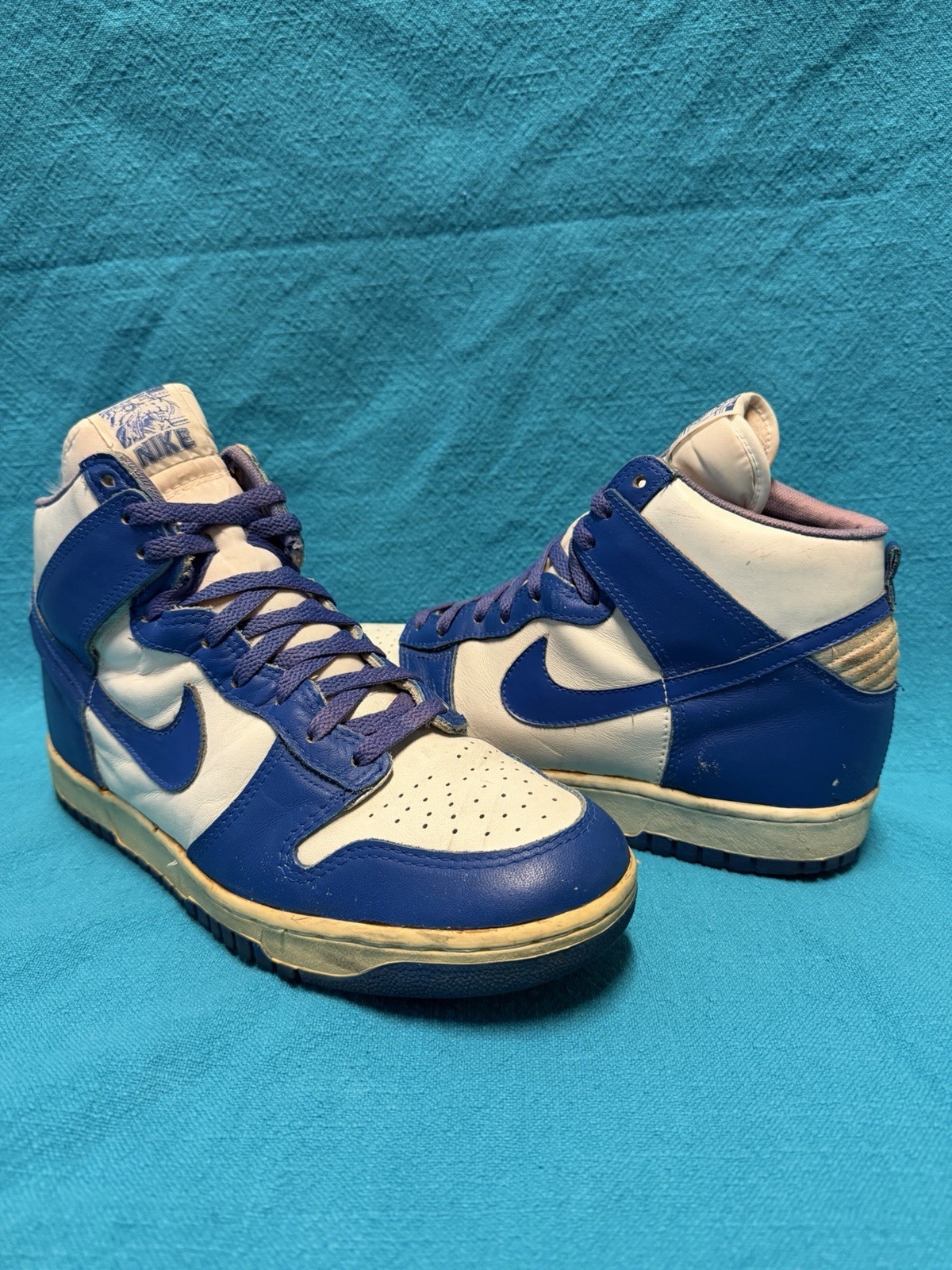 VTG 1985 Nike Dunk High Kentucky Wildcats Size 9.5 BTTYS OG 80's Rare Korea