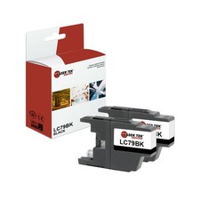 2Pk LTS LC-79 Black HY Compatible for Brother MFC5910DW J6510DW Ink Cartridge