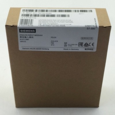 1 STÜCK SIEMENS 6ES7 331-7KF02-0AB0 6ES7331-7KF02-0AB0 SPS NEU IM KARTON US SCHNELLER VERSAND