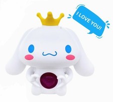 Sanrio Cinnamoroll "I Love You" Talking Toy 3.35" LED Light-Up Figurine