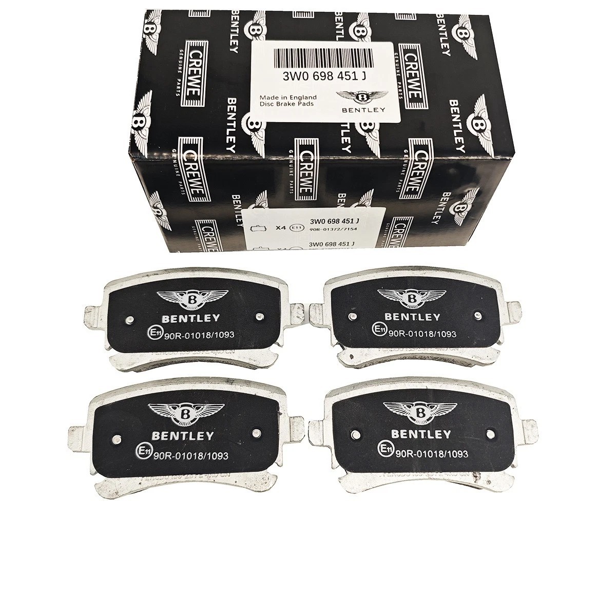 Front Rear Brake Pads Set for Bentley Continental GT GTC Flying Spur New
