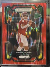 Dillon Gabriel 2024 Panini Prizm Draft Picks - RC /49 #197 Red Flash SSP