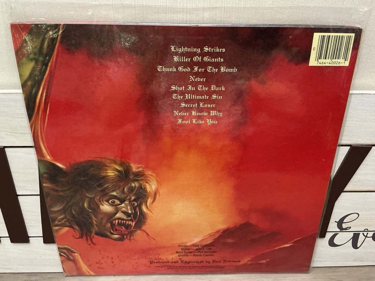 【超美品】Ozzy Osbourne Ultimate Sin レコード ステ付 Osbourne, Ozzy - Ultimate Sin - Amazon.com Music