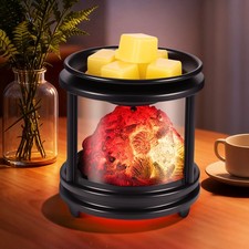 Kamin Duftlampe für Duftwachs,Kerze,Duftöl Elektrisch Wachswärmer Aroma Diffuser