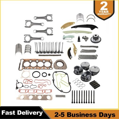 For 2.0 TSI Audi VW A4 Jetta CCTA CAW CAEB CDNC Pistons 23mm & Timing Gasket Kit