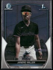 Janero Miller 2023 Bowman Chrome Prospects Rookie 1st #BCP-184