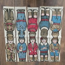 Antique Cloth Doll Patterns By Sunshine Sieve & Co 1915 Rag Doll Vintage WW1