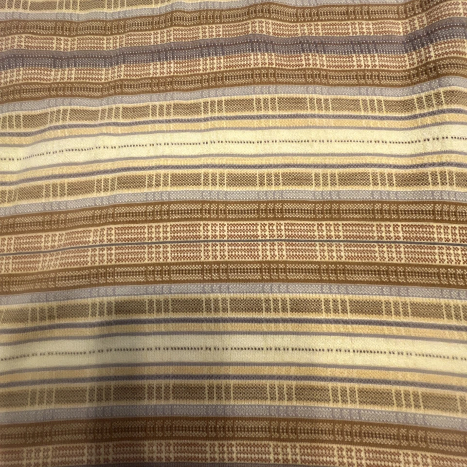 IZOD Golf Sleeveless Polo Shirt Small Womens Top Earth Tone Stripes VTG Retro - Image 3 of 4