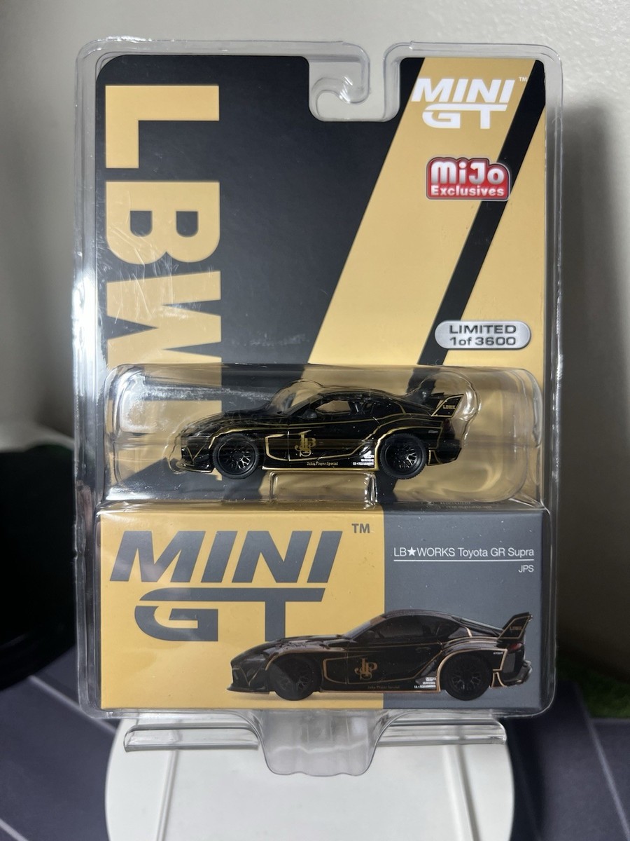 Mini GT LB WORKS Toyota GR Supra John Player Special JPS Black