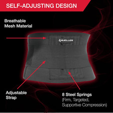Faja Para La Dolor De Espalda Soporte Lumbar Refuerzo Con Almohadilla Extra Ble
