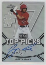 2018 Leaf Metal Draft Top Picks Jordyn Adams #TP-JA2 Auto 0c6
