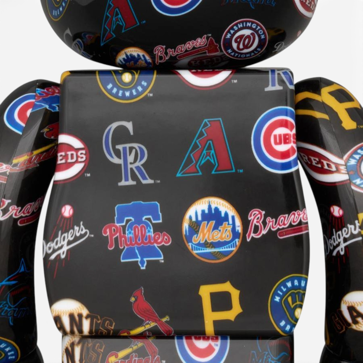 MEDICOM TOY BE@RBRICK National League American League Black 100