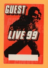 Lenny Kravitz Vintage Satin Backstage Pass - 1999 Tour GUEST