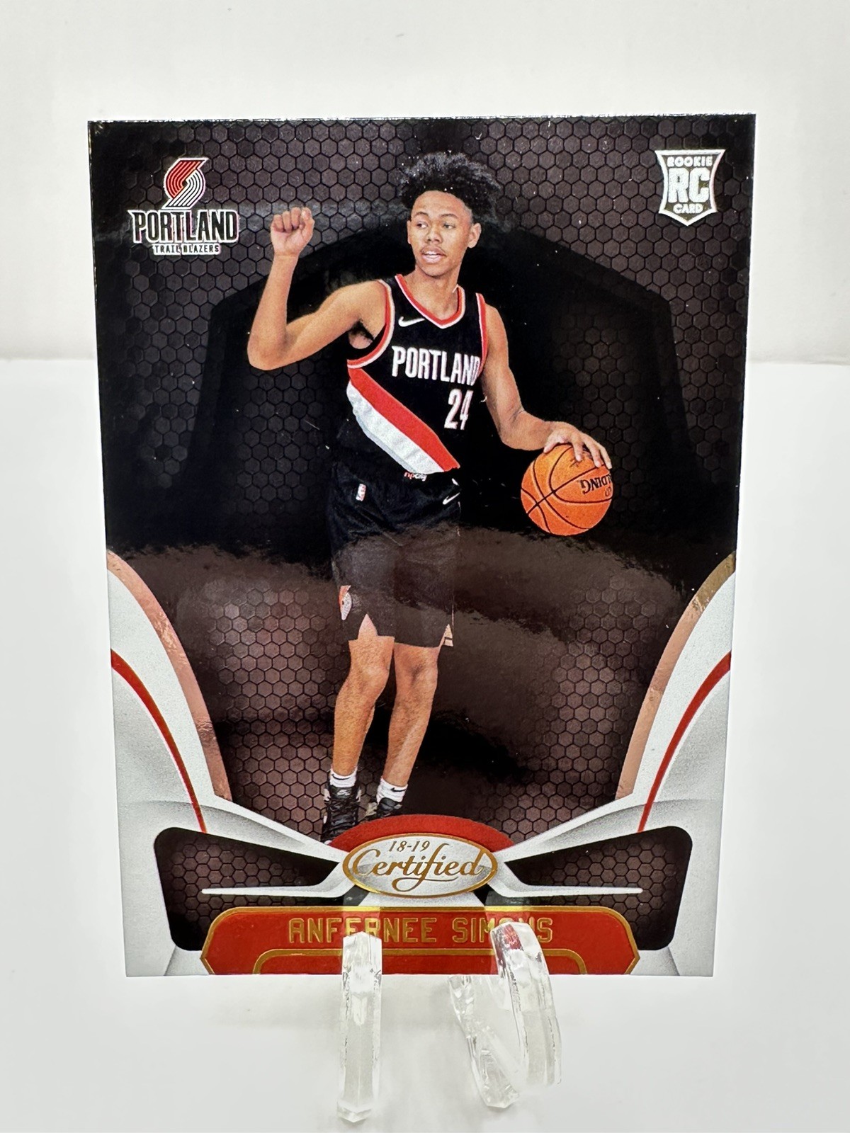 2018-19 Panini Certified #174 Anfernee Simons Rookie Portland RC