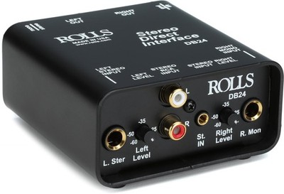 Rolls DB24 Passive Stereo Direct Interface (2-pack) Bundle