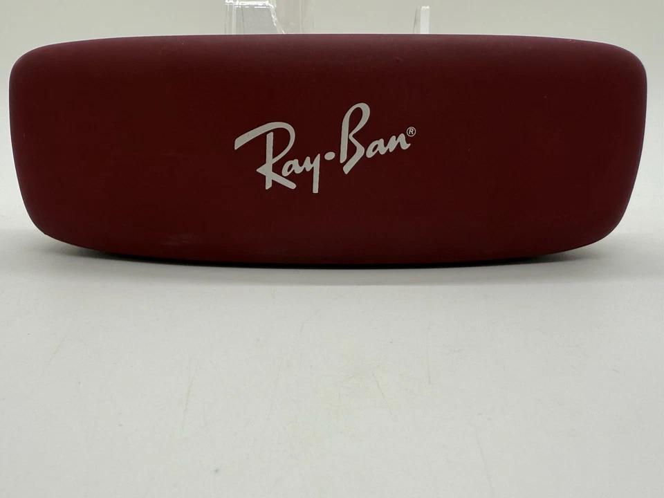 Ray-Ban Óculos de Sol Estojo Rígido Marrom/Vermelho, Bolsa de Microfibra e Pano de Limpeza - Imagem 4 de 4