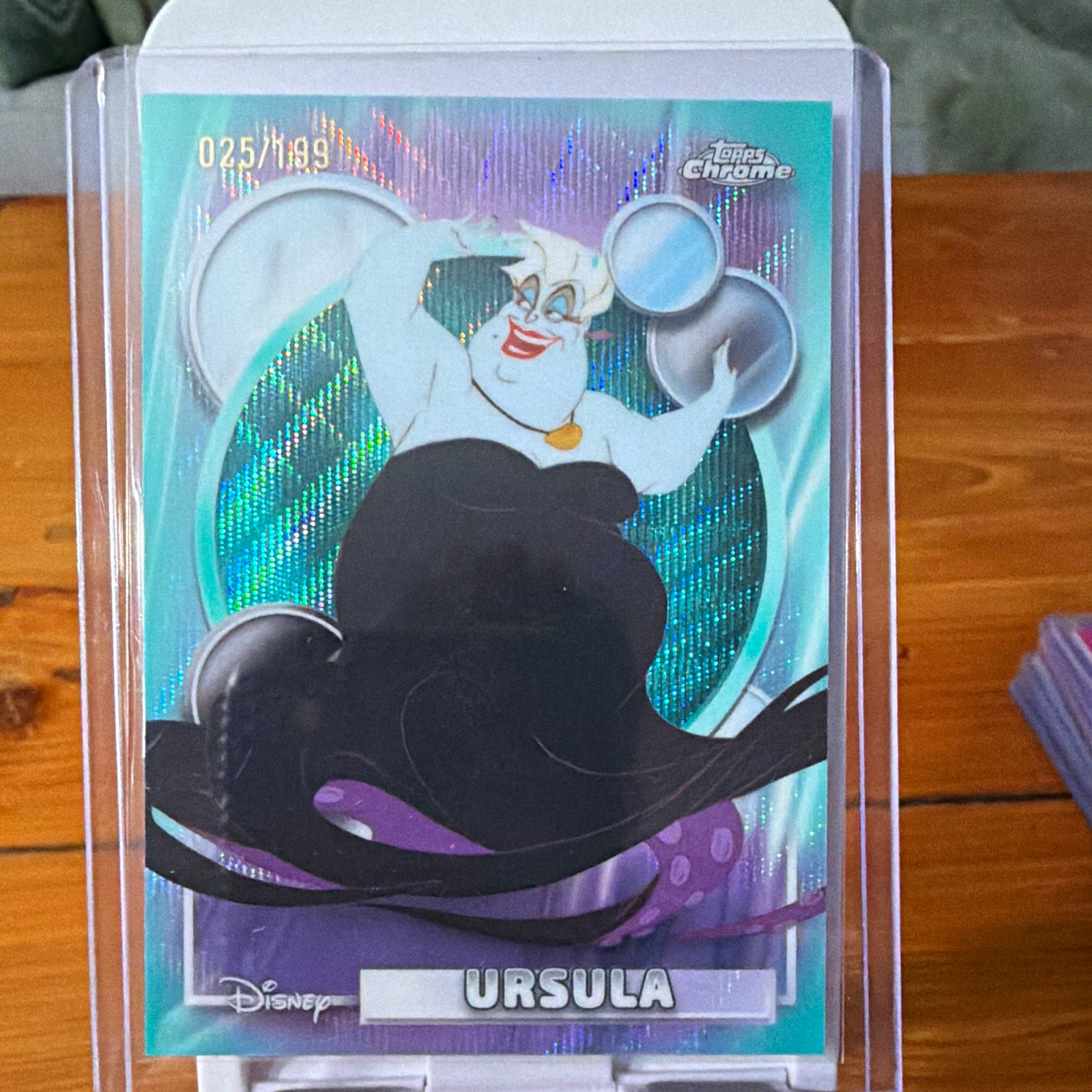 Topps Chrome Disney The Little Mermaid Ursula #108 2026 Serial Numbered 25/199