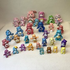 Mixed Lot Of 31 Care Bears Figures Mini Plush Vintage Modern