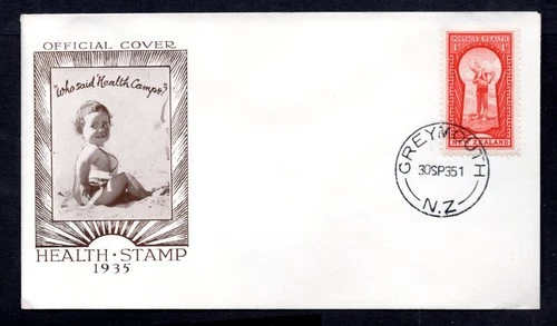 New Zealand - 1935 Health Stamp Issue First Day Cover