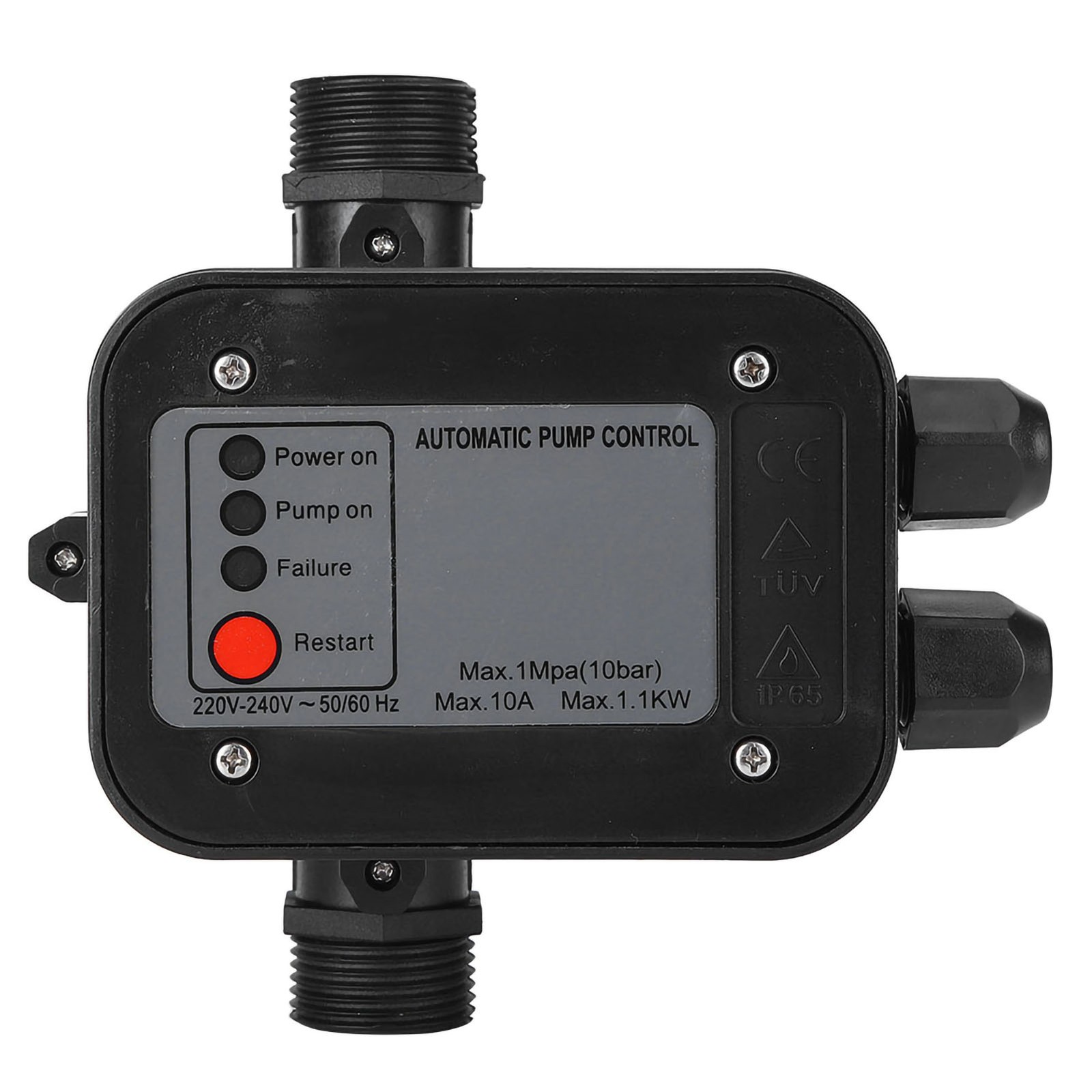 220V Black Self Priming Water Pump Pressure Switch Automatic Pressure´☜