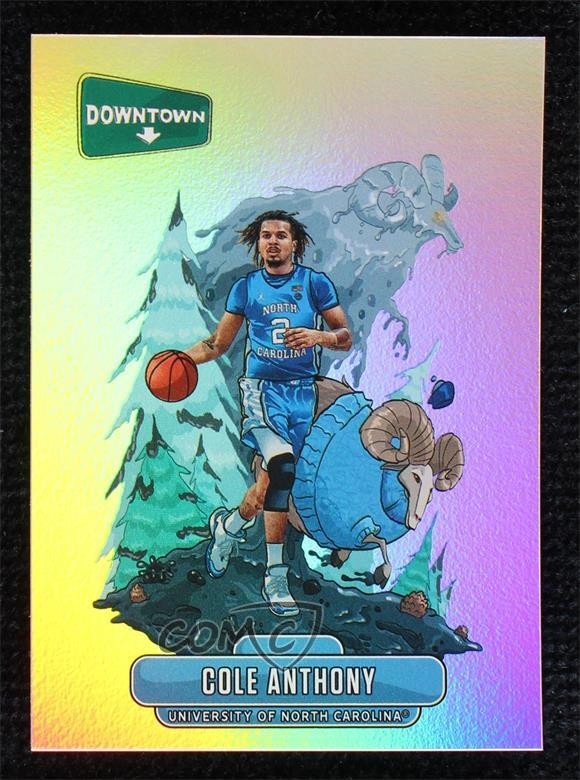 2020-21 Panini Prizm Draft Picks Downtown Cole Anthony #D-3 Rookie RC 0g27