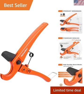 PEX Cutter w/ Sharp Blade, Hose Cutter with 1/8''-1 Cutting Capacity, Tubing C...