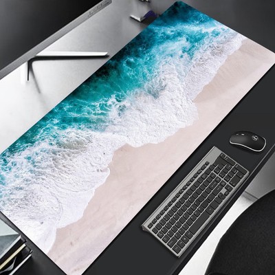 Desk Mat, Mouse Pad, Keyboard Mat, Desk Pad; Ocean, Sea Design