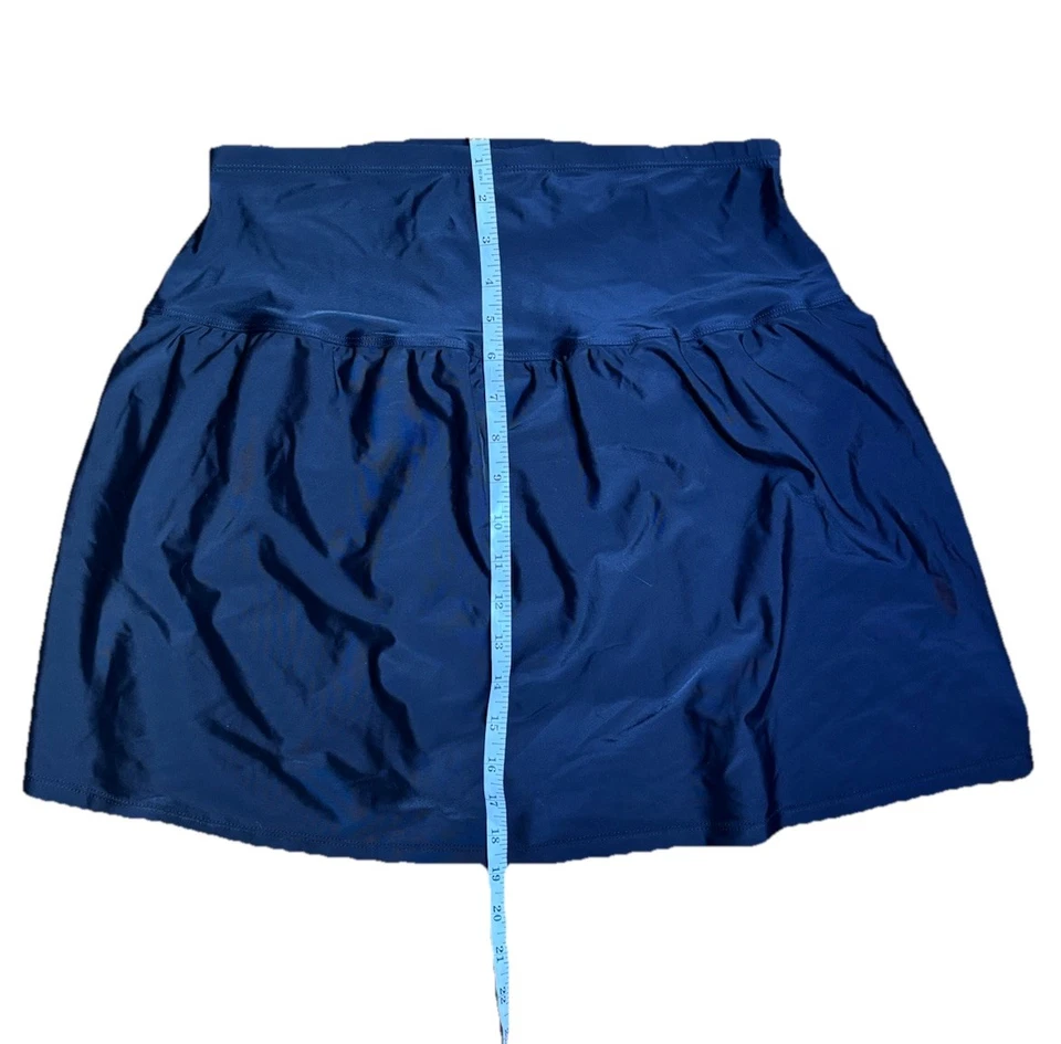 Island Escape Swim Skirt Bottoms Plus Size 18W Black Tummy Control NEW - Image 4 of 4