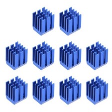 Electronic Radiators Heatsink for Stepper Motor,3D Printer 9x9x12mm Blue 10pcs