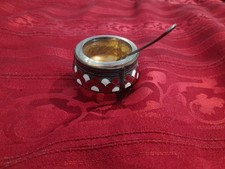 antyczna rosyjska miska solna cloisonné używana