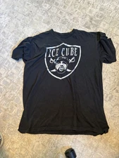 Ice Cube Rap Tee Band Shirt Raiders Logo NWA Compton West Side Size Xxl