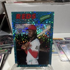 2023 Topps Heritage Elly De La Cruz #70 Sparkle Parallel Reds Baseball Card