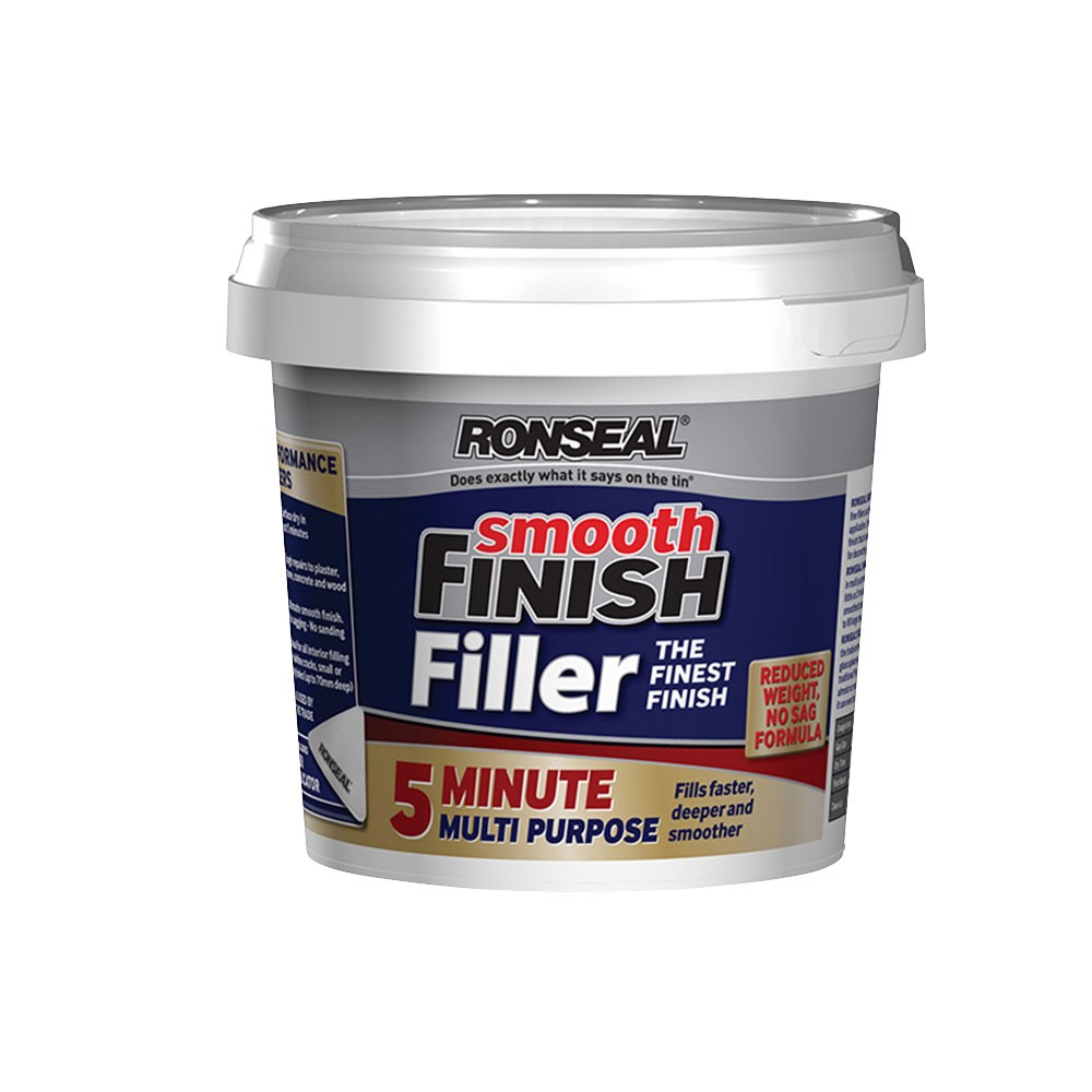 Ronseal 5 Minute Multipurpose Smooth Finish Filler Tub 290ml