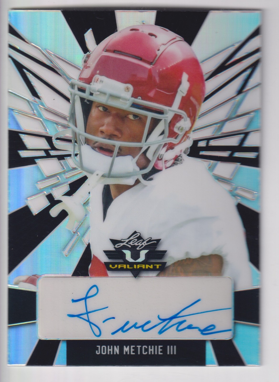 John Metchie Leaf Valiant Autographs #BAJM1 Base
