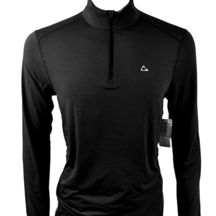 Blusa Paradox Masculina Merino Blend Drirelease Performance Camada Base Preta Tamanho XL - Imagem 4 de 4